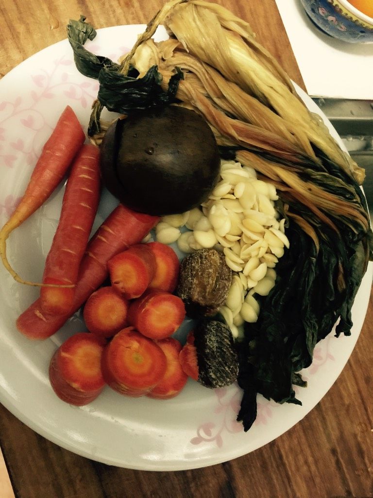 白菜干罗汉果瘦肉汤
