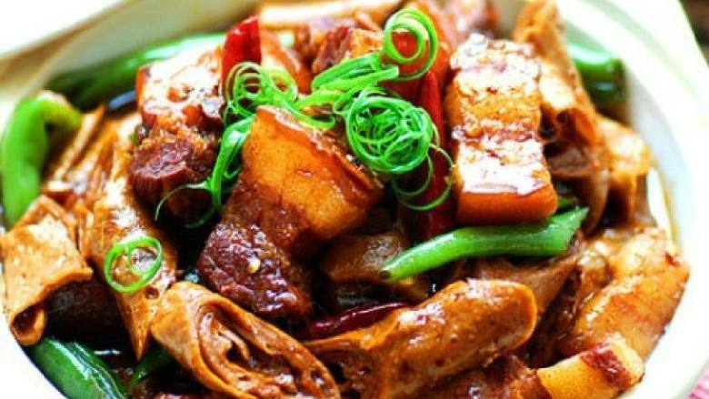 豆筋烧五花肉