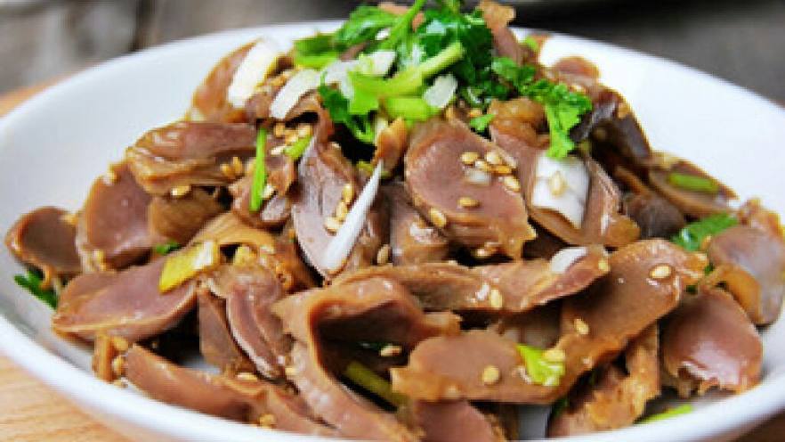 麻油香拌鸡胗