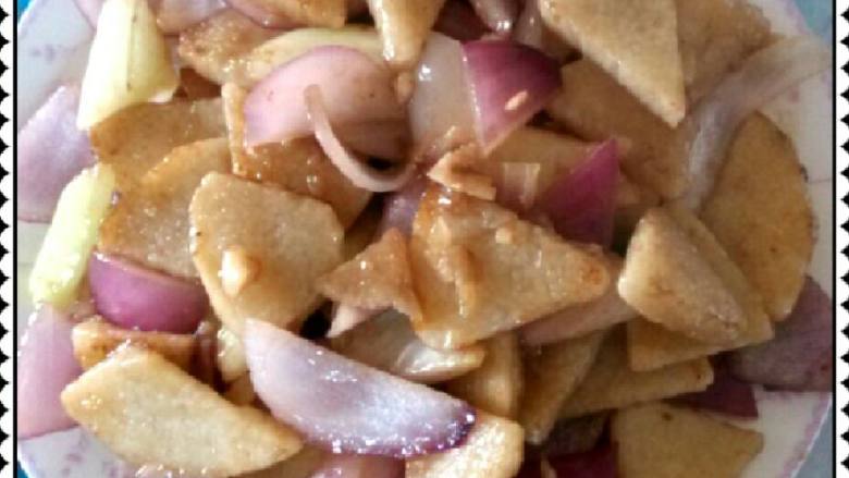 洋葱炒山药