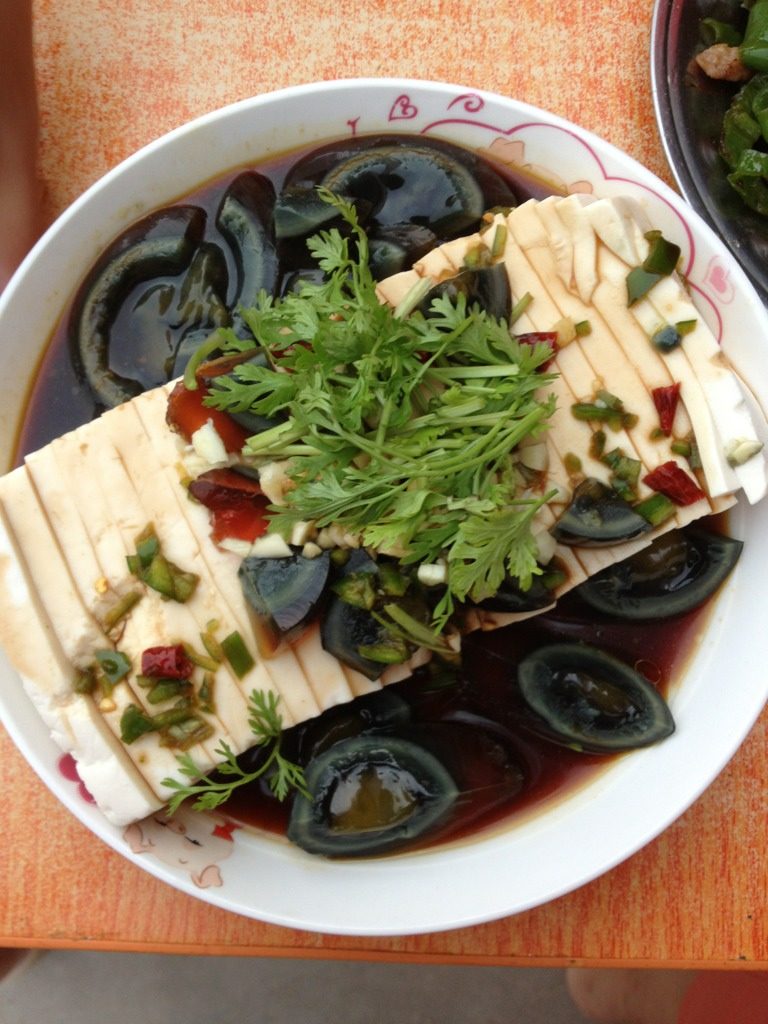 皮蛋豆腐