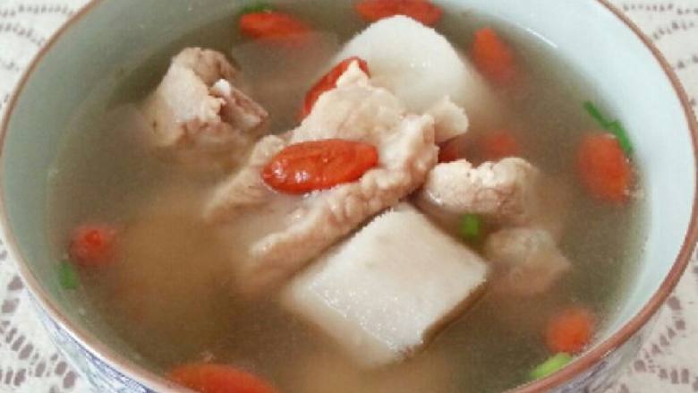 排骨山药枸杞汤