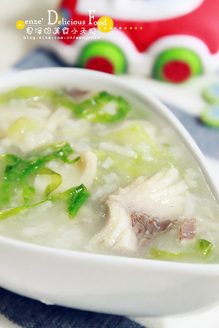 生菜鱼片粥
