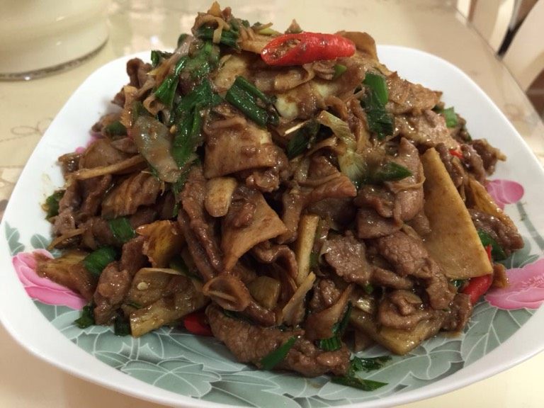 冬笋炒牛肉