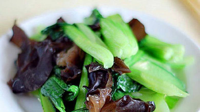 蒜香油菜木耳