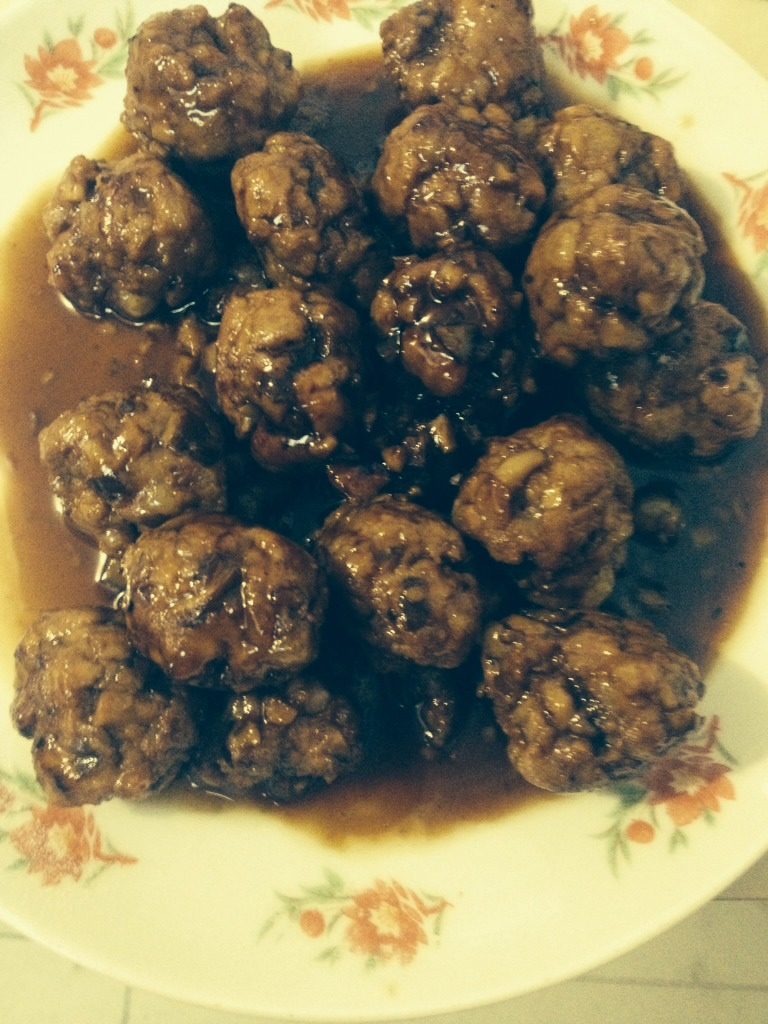冰糖香菇肉丸