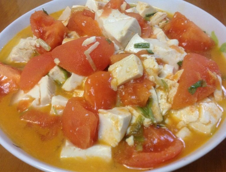 西红柿炒豆腐