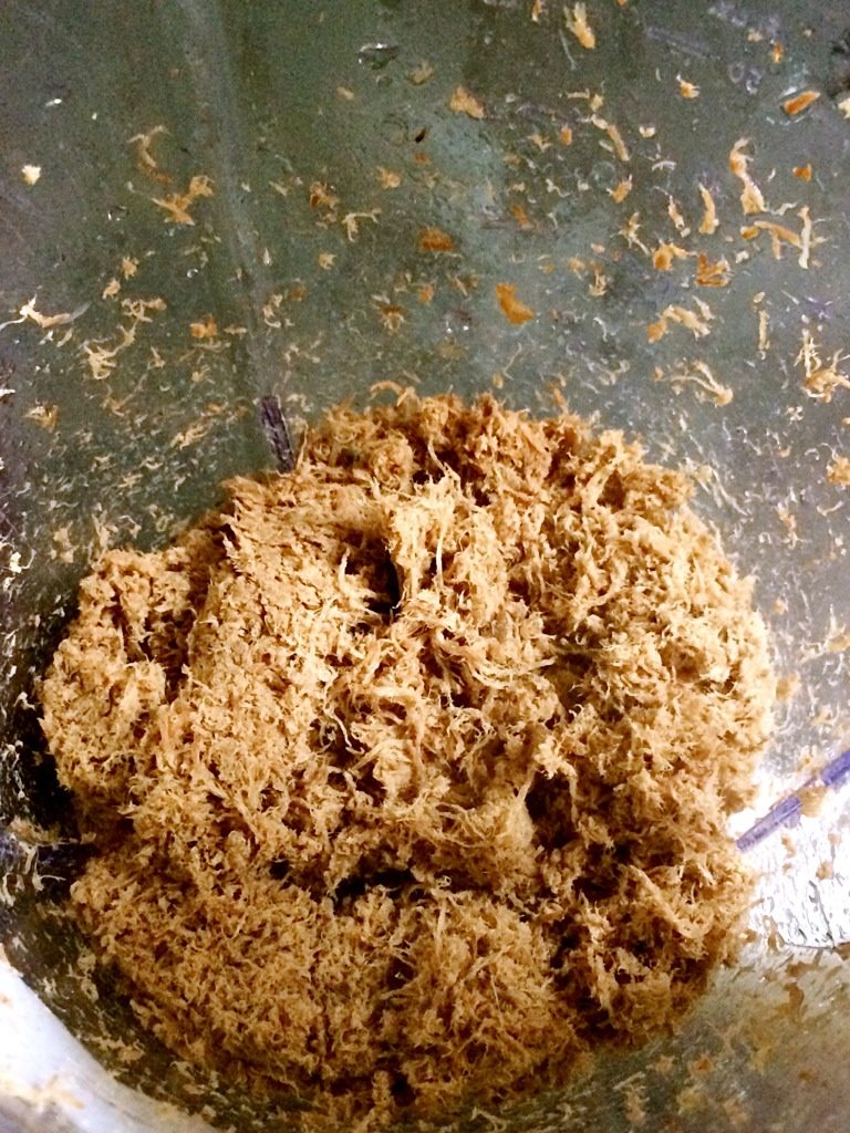 宝宝海苔牛肉松,如图,搅拌机搅成这样