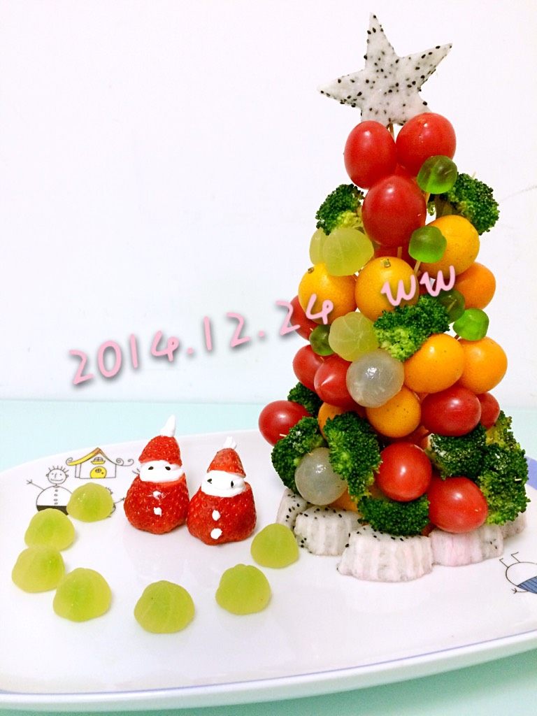 3D水果圣诞树