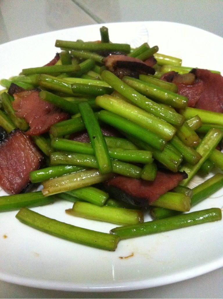 蒜薹炒腊肉