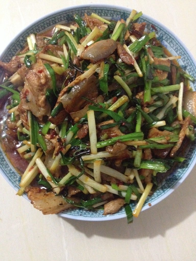 韭菜五花肉