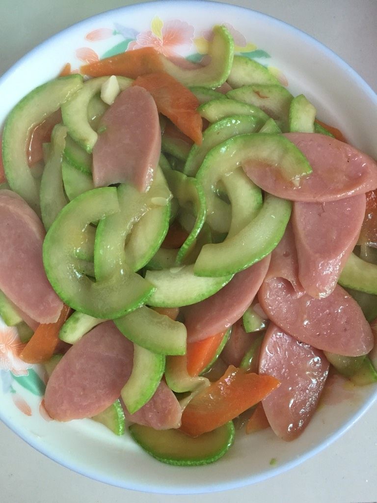 角瓜炒火腿