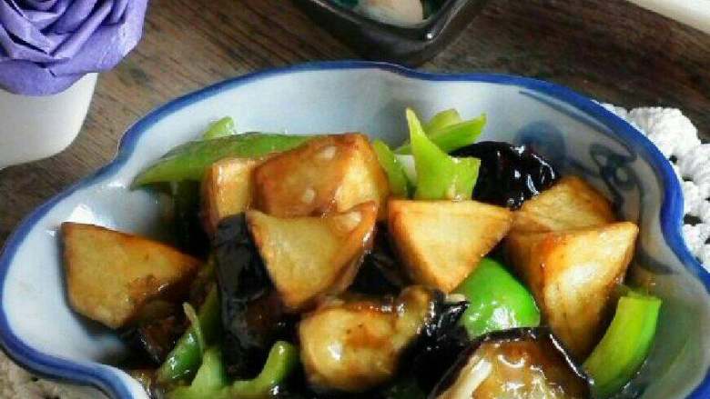 地三鲜~家常菜,美味的地三鲜