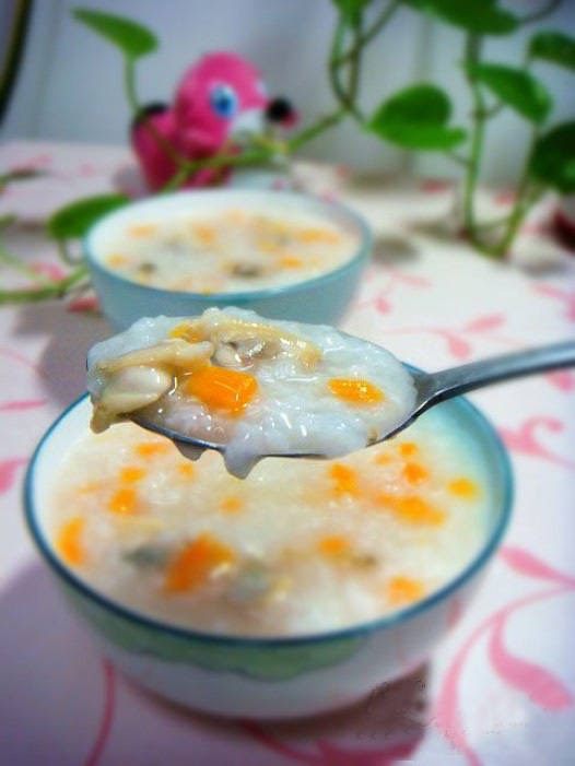 胡萝卜蛤蜊粥