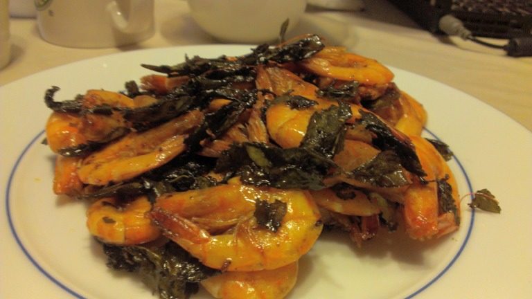 观音茶香虾