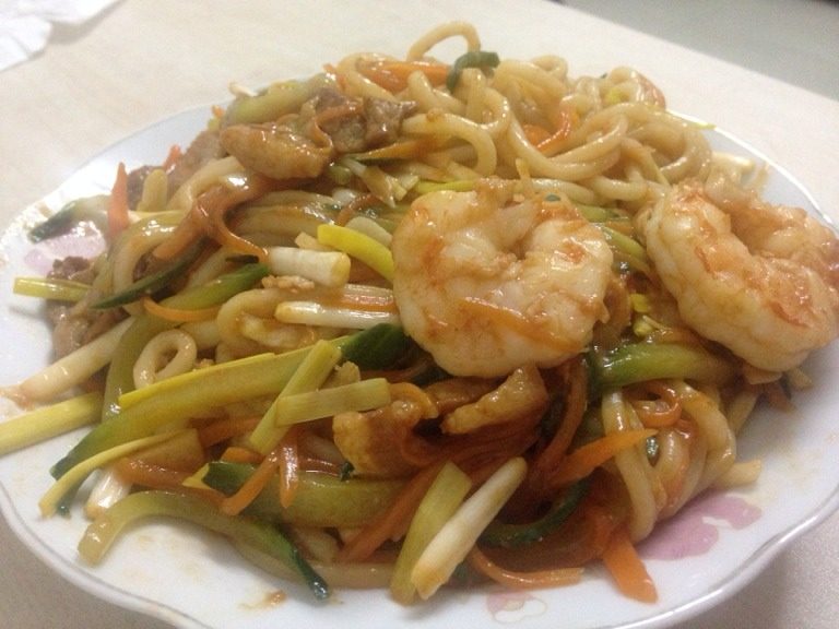 杂炒乌冬面