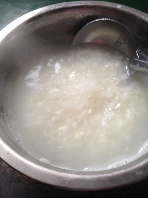 白菜粥,如图大白米
