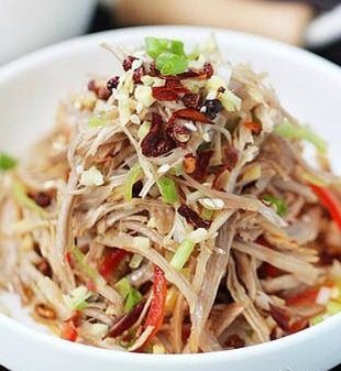 凉拌鸭丝