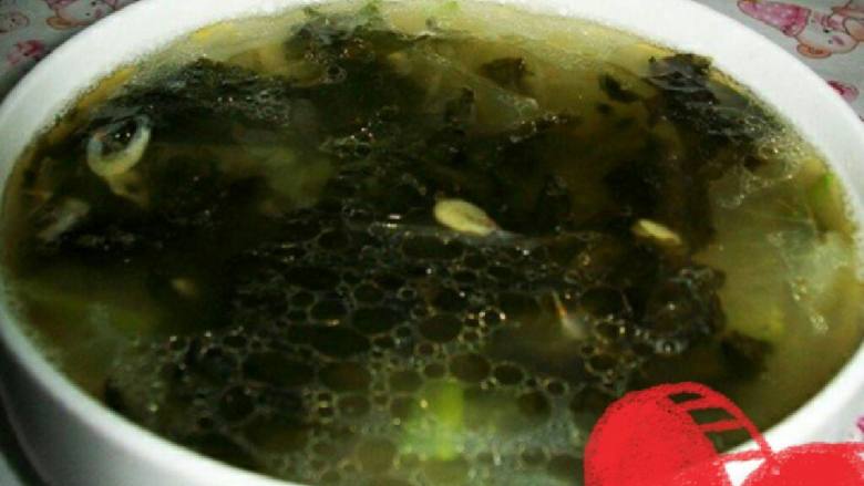 紫菜虾皮冬瓜汤