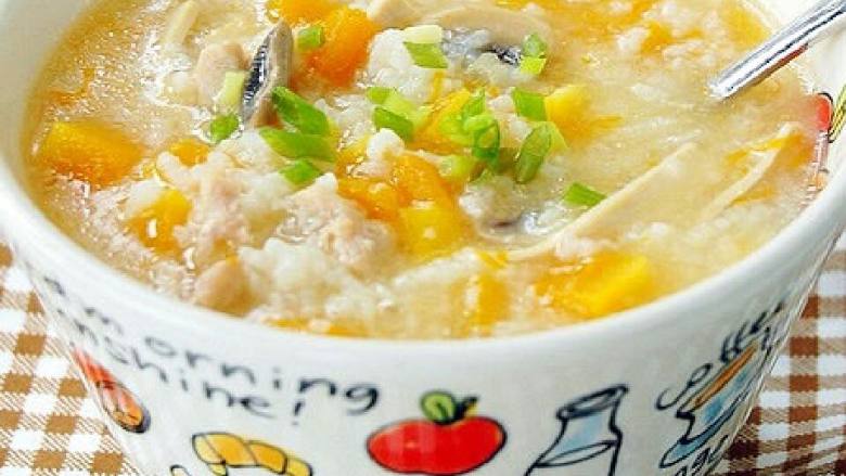 鸡肉南瓜粥