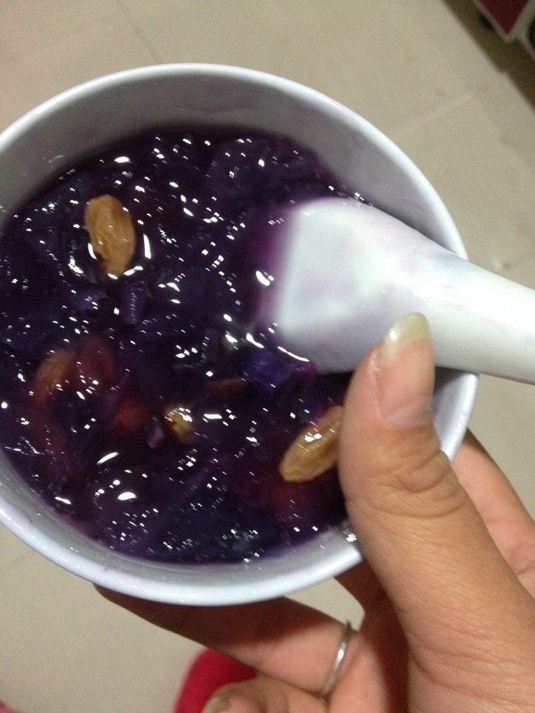 银耳紫薯羹