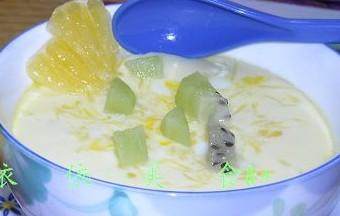 香橙牛奶蛋羹