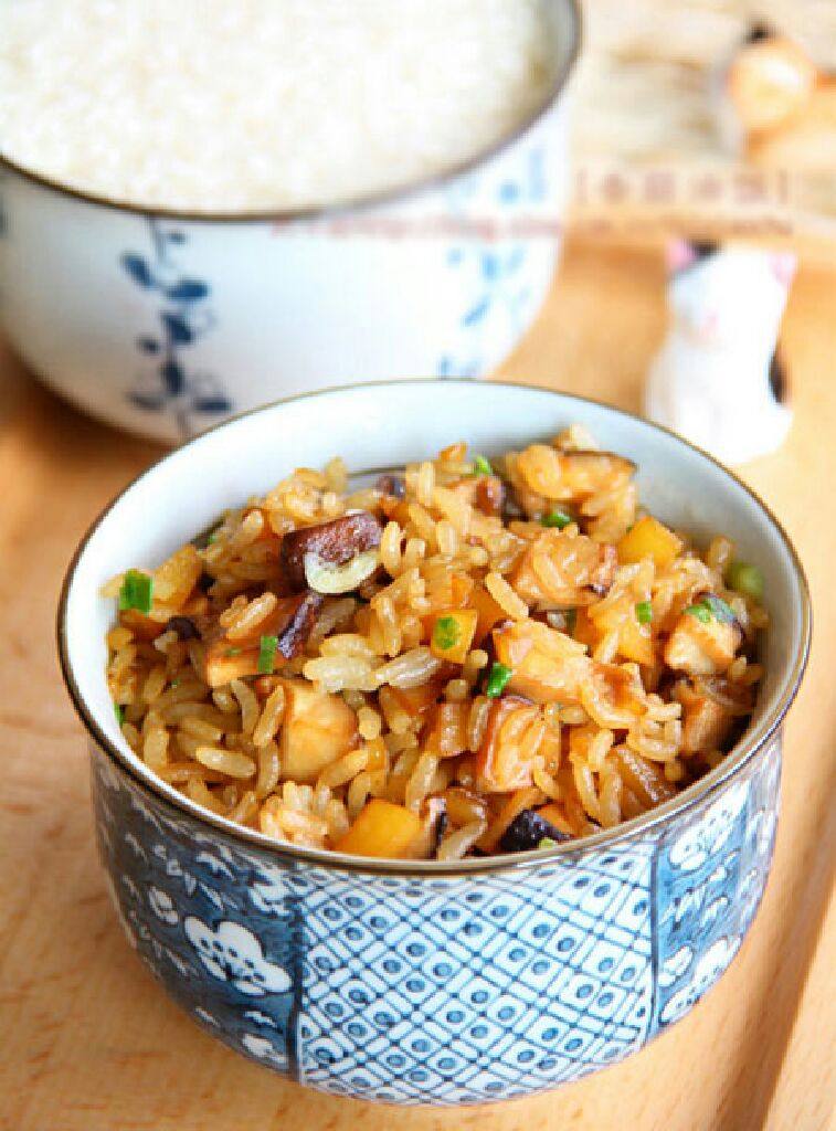 香菇猪油炒饭