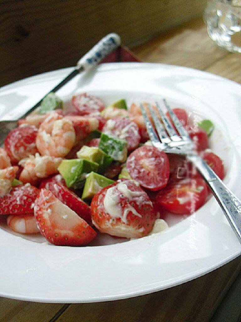 牛油果虾仁沙拉