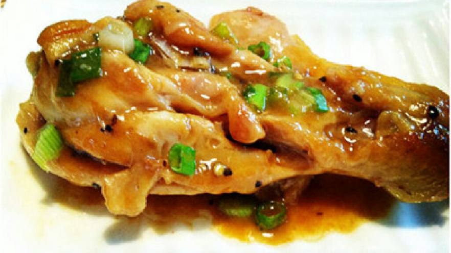 家常黑椒鸡腿