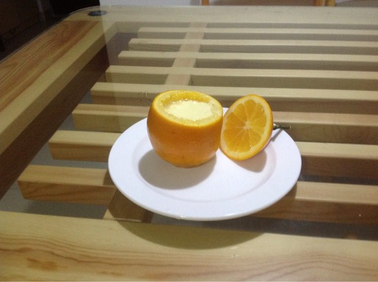 鲜橙炖鸡蛋牛奶