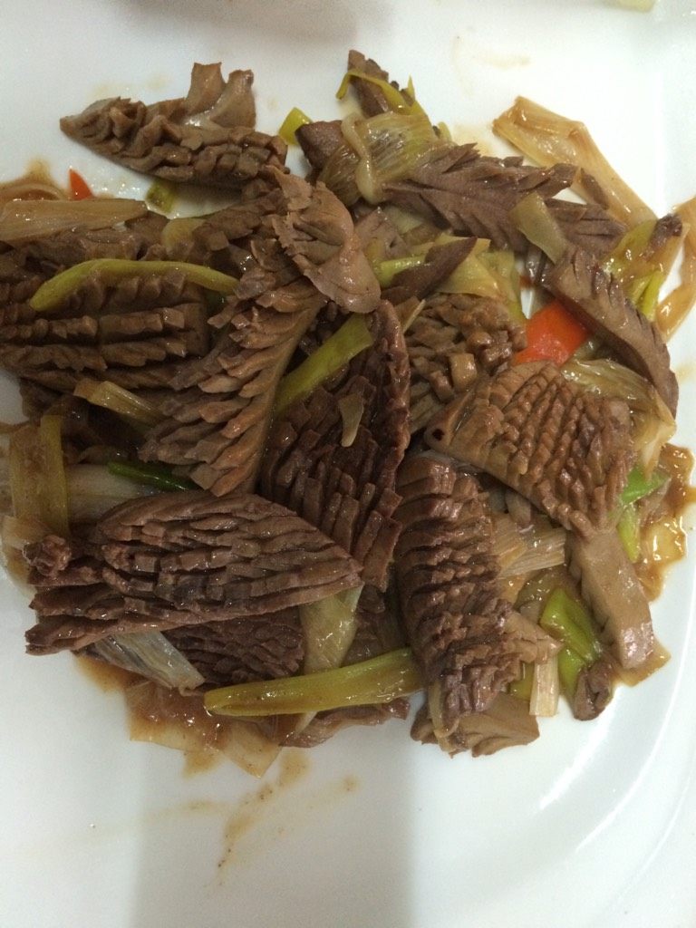 葱爆腰花