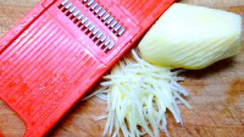 土豆饼,<a style='color:red;display:inline-block;' href='/shicai/ 23'>土豆</a>擦丝备用