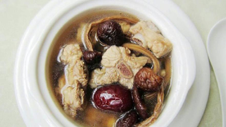 茶树菇排骨汤