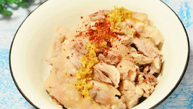 蒜泥拌炖肉