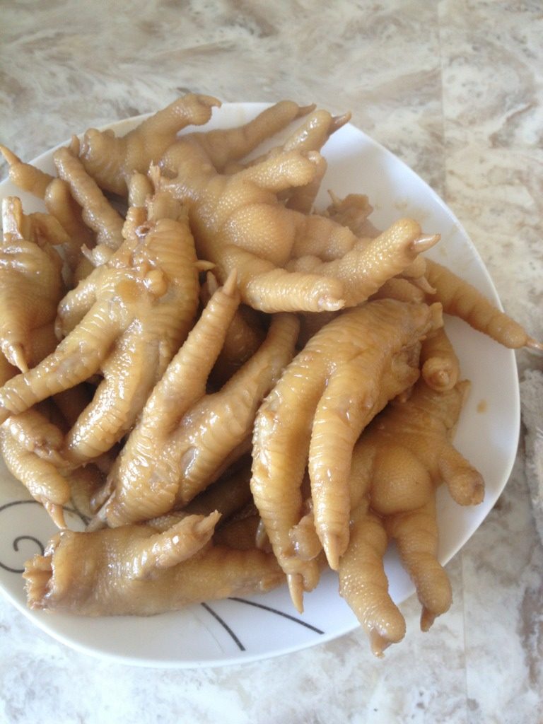红烧鸡爪,如图，完成