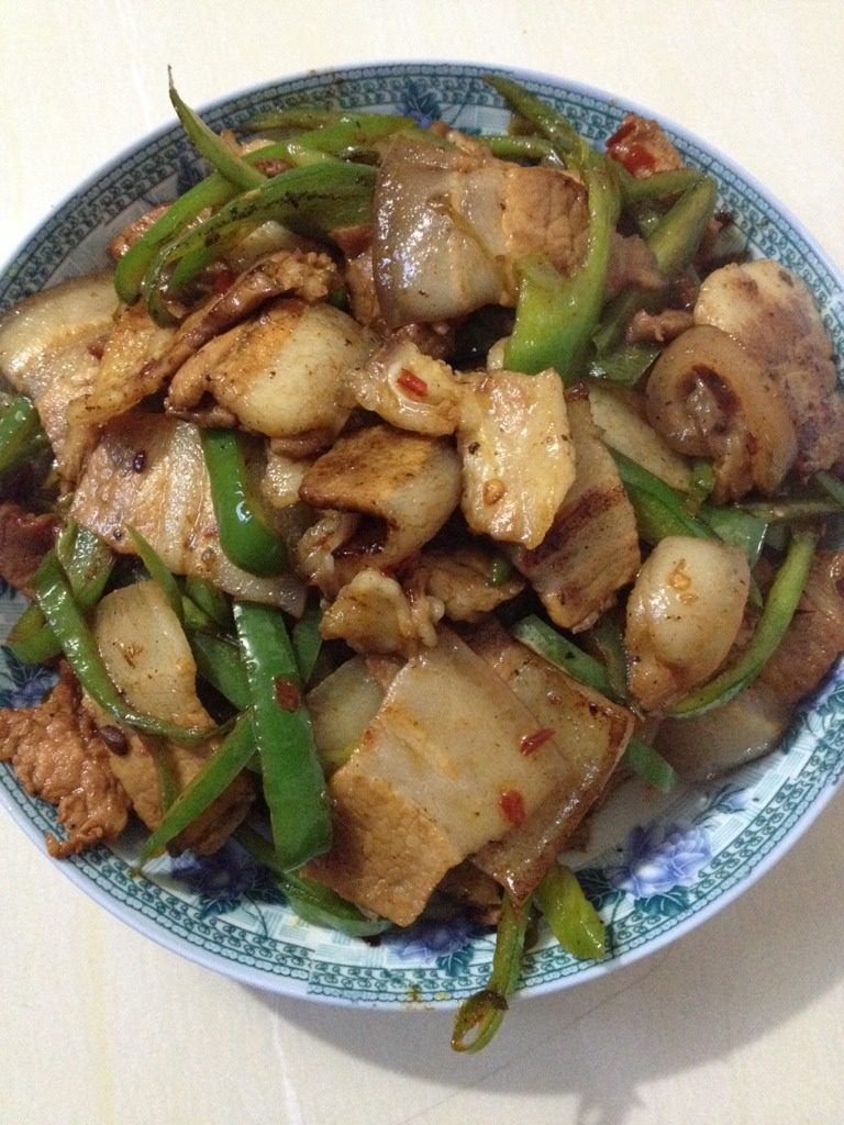 青椒五花肉