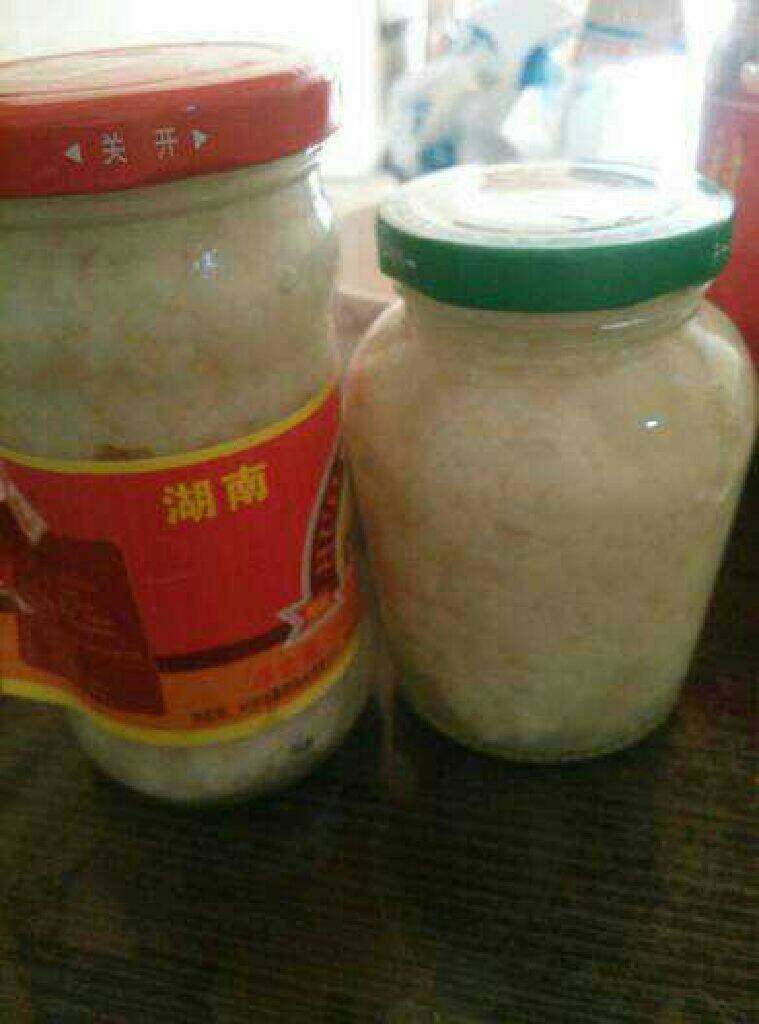 自制甜米酒,装瓶子里,想喝随时煮
