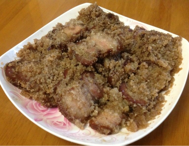 粉蒸腊肉肉
