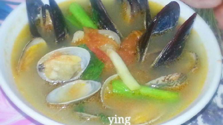 海鲜汤,oK!鮮鲜美美的好喝、