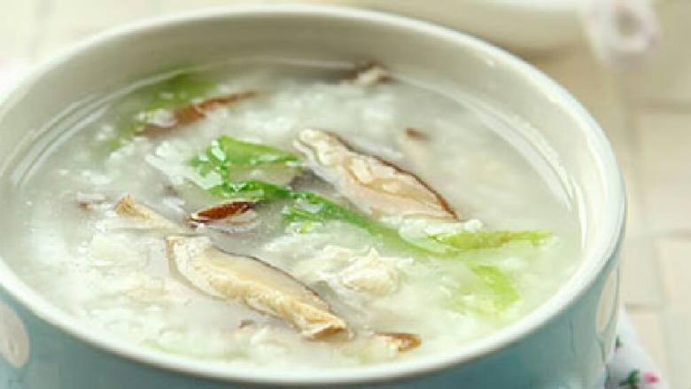 香菇鸡肉粥