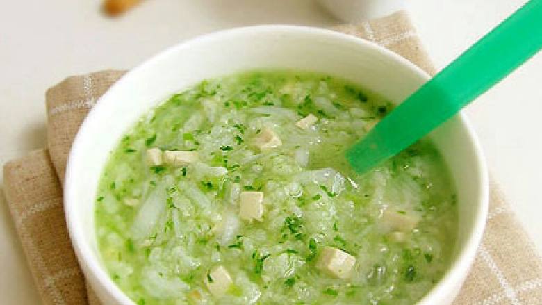 鱼泥豆腐青菜粥