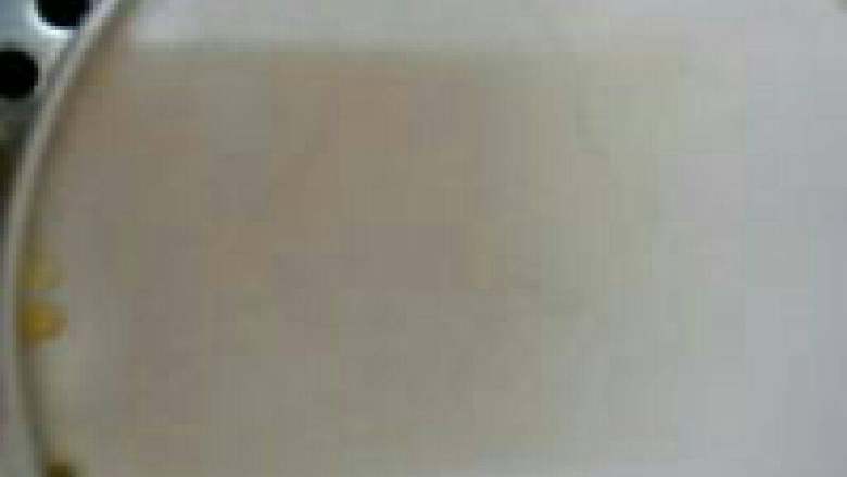 搅面凉皮 不用洗面也可以吃上凉皮喽,4.烧半锅水,水开之后找一个平底盘子刷上一层薄油。舀一勺面糊进去晃动摊开放进蒸笼。