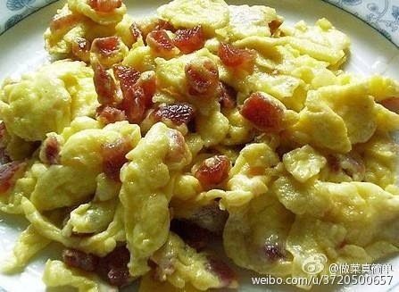 香肠炒鸡蛋