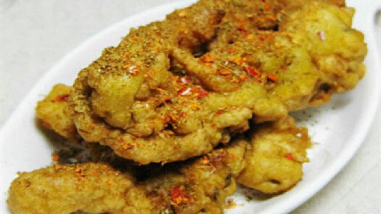 炸鲜蘑