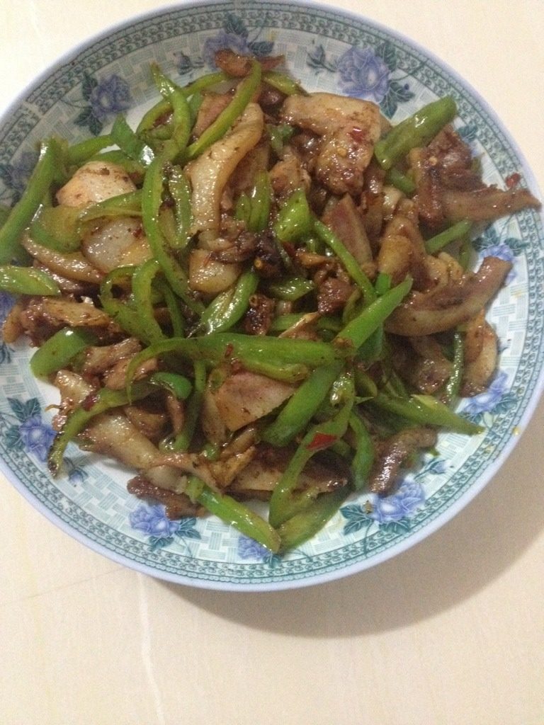 卤肉青椒