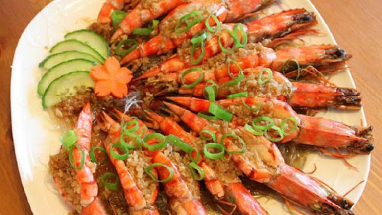 蒜蓉粉丝蒸虾