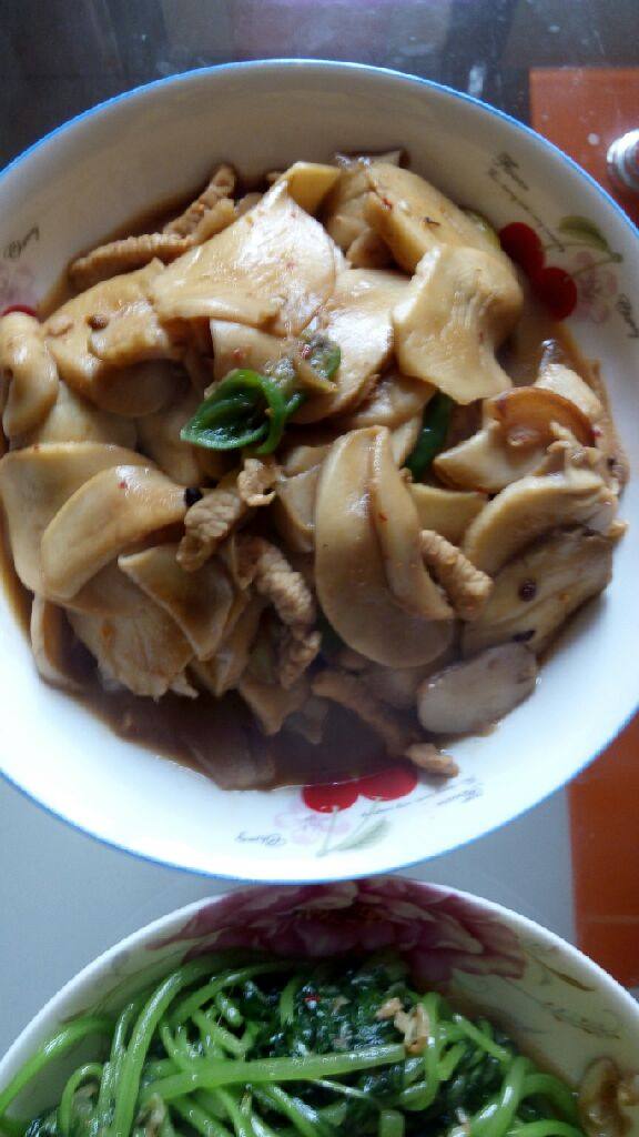 素鲍鱼炒肉