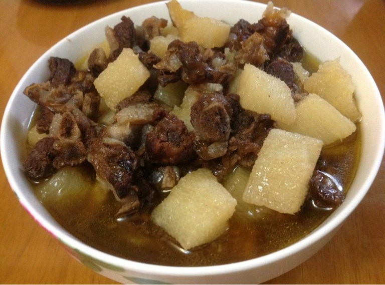 山药炖牛排骨
