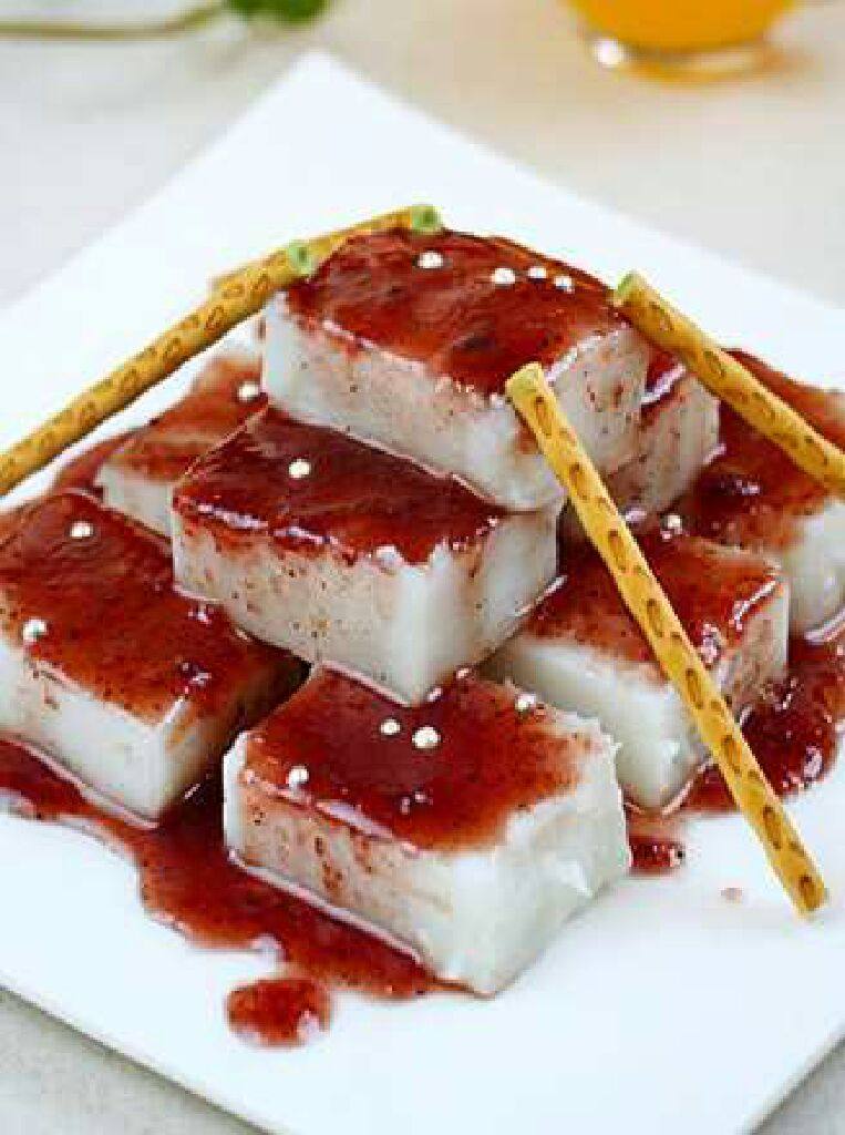 蓝莓山药糕