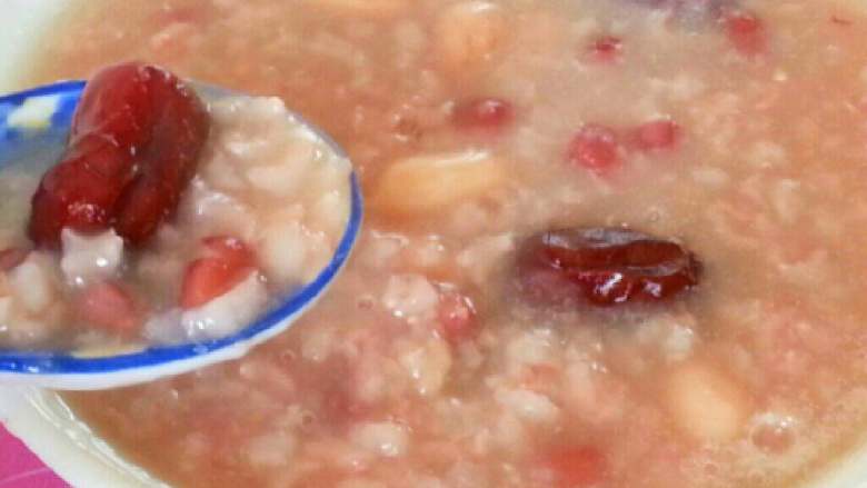 花生红豆红枣粥,。K!